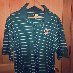 Miami dolphins golf shirt